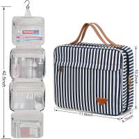 Neceser de vie para Colgar, neceser con gancho, impermeable, grande, bolsa de almacenamiento de cosméticos para Vies y baño - details 2