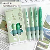 Bolígrafo de tinta azul y negra, bolígrafo de gel borrable con mango lavable, papelería de escritura para la escuela y la oficina, 4 unidades por lote - details 8