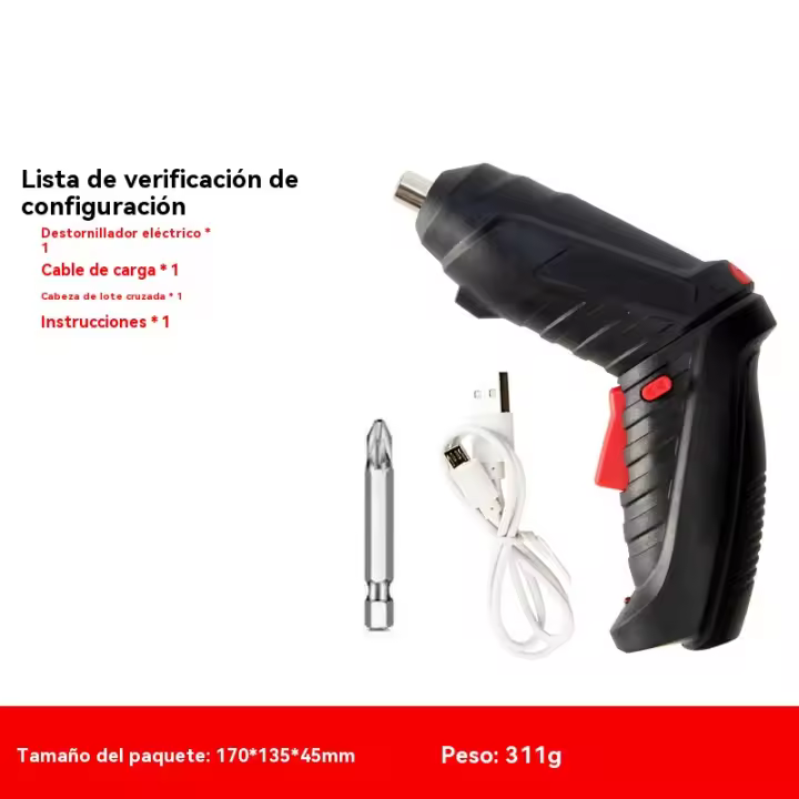 mini taladro eléctrico kit destornilladores herramientas eléctricas - 1