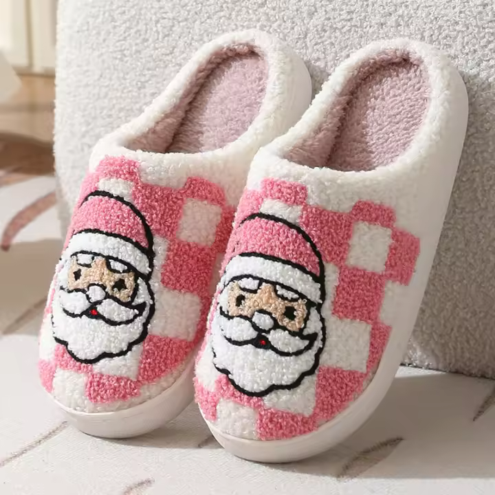 Nuevo Hogar Lindo Dibujos Animados Serie de Navidad Viejo Hombre Caliente Zapatillas de Algodón - 1