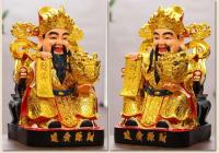 Riqueza, hogar que ofrece estatua de Buda, atrae riqueza, apertura de tienda de decoración, concurso de regalos, Dios Wen de la riqueza - details 21