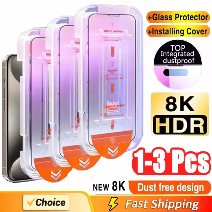Protector de Pantalla HD con Recubrimiento Oleofóbico Vidrio Templado para Poco X6 X5 M6 F6 F5 Pro 5G Xiaomi Redmi Note 13 12 11 10 9 14C - 1