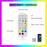 GAHADA Cinta LED RGBIC Neon Moderna Control Remoto de 24 Botones A Prueba de Agua Iluminación y Decoración - details 11