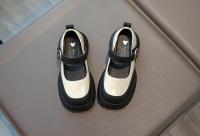 Zapatos de cuero para niños y niñas, calzado de boca baja, moda de Corea del Sur, fondo grueso, Simple, versátil, Primavera, 2024 - details 5