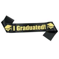 Juego de gorra y faja de graduación ajustables, elegante, con borlas, sombrero académico y cinturones, accesorios para fotos de plástico, 2 uds. - details 6