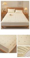 Funda de cama de estilo Simple, colcha acolchada, cubierta de colchón agradable para la piel, ropa de cama elástica para el hogar (sin funda de almohada), 1 unidad - details 16