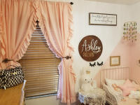 Cortinas de Estilo Princesa Nórdica con Flecos Decorativas en Color Sólido para Sala de Estar Dormitorio Material de Poliéster 100% Tema Romántico Cortinas Lavables de Largo 260cm y Más - details 4