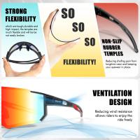 SCVCN Cycling Sunglasses Glasses Street Shades UV400 Bike Bicycle Hiking Camping Golf Sports Glasses for Men Women Baseball - details 8