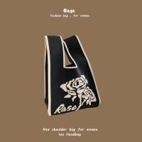 Nuevo Bolso de Moda para Mujer Bolso de Mano Casual de Lana Tejida Multicolor con Estilos Variados - details 6
