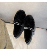 Mary Jane, zapatos esponjosos para mujer en invierno, zapatos de gorro, zapatos de algodón de terciopelo. - details 31