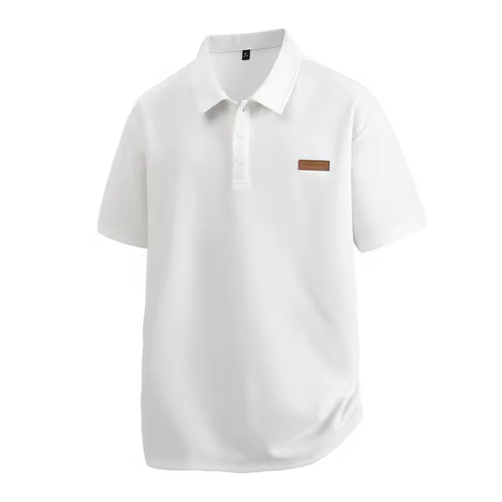 Camiseta manga corta hombre polo holgado antibacteriano adelgazante polo cómodo transpirable - 1