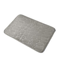 Alfombra de Piedra Embossed para el Hogar Absorbente de Agua, Estilo Sencillo 30*40*2cm - details 14