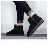 Botas de nieve de invierno para hombre, zapatillas altas para mujer, zapatos informales de moda, pies de piel desnuda, algodón, luz cálida, parejas, talla grande 35-47 - details 10