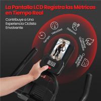 Bicicleta Estática Bicicleta de Ciclismo Interior con Pantalla LCD en Casa Estática de Profesional Volante Inercia 6 kg - details 2