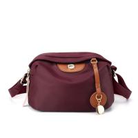 Bolso cruzado de nailon con carcasa portátil, bandolera mensajero informal de gran capacidad, impermeable, Color sólido, bolsa de tela Oxford para dumplings - details 3