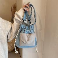 Bolso de hombro ligero y sencillo con bolsillo, bandolera Oxford para viaje, Mini bolso de gran capacidad con cordón, Unisex - details 6