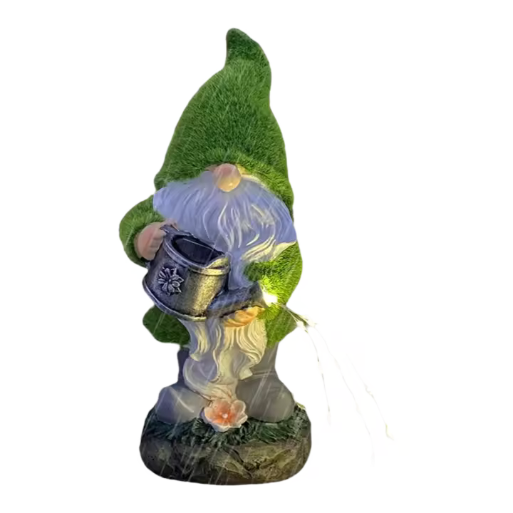 Estatua De Enano Para Jardín Decoración De Pared De Hada Sin Caras Muñeco De Resina Colección Adorno De Jardín Al Aire Libre - 1