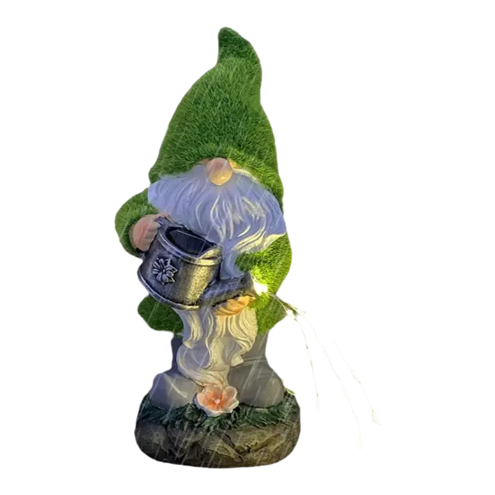 Estatua De Enano Para Jardín Decoración De Pared De Hada Sin Caras Muñeco De Resina Colección Adorno De Jardín Al Aire Libre - 1