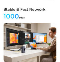 Baseus Estación de Acoplamiento 11-en-1 Adaptador de Transferencia de Datos a Alta Velocidad 10Gbps - details 13