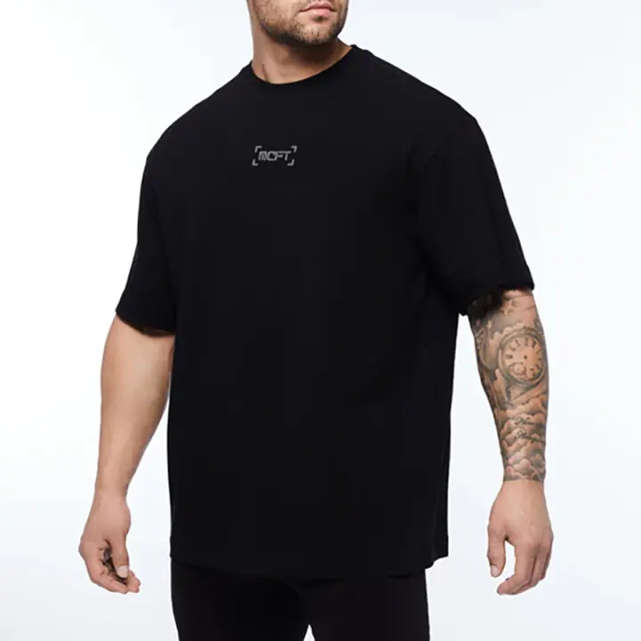 Camiseta Deportiva Casual de Verano para Hombres Material de Poliéster, Suelta, Transpirable, Ideal para Fitness y Exercicio - 1