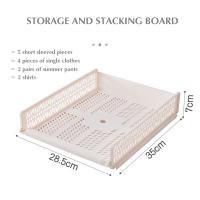 Tabla plegable de almacenamiento de ropa, herramienta de ayudante plegable de plástico duradero para niños y adultos para plegar la ropa - details 3