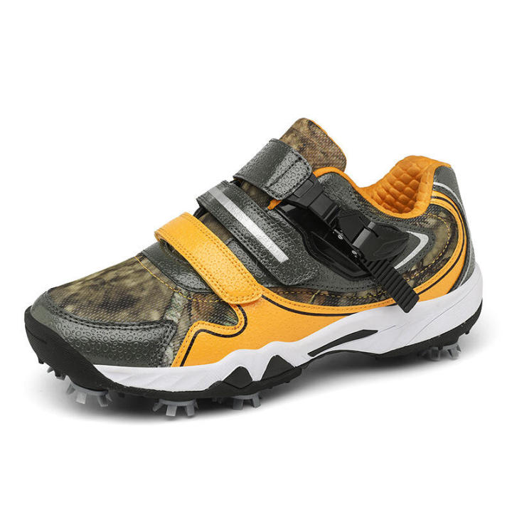 Zapatos de golf sin clip de nuevo estilo, zapatos de entrenamiento al aire libre, zapatos deportivos resistentes al desgaste y antideslizantes