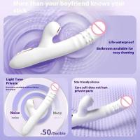 Empaquetado privado Vibrador SEXY Dildo de empuje múltiples modos de vibración/succión con lamiendo Juguetes flexibles giratorios automáticos para sexo femenino. - details 8