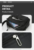 Bolso cruzado para hombre, bolso de hombro individual estilo viajero de gran capacidad, bolsos cruzados de ocio a la moda para hombre - details 22