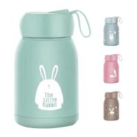 Botella de agua de conejo de dibujos animados para niños, 1 piezas, botella de té bonita y duradera, botella de bebida Kawaii, botella de vidrio portátil para niños y niñas estudiantes - details 3