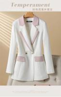 Traje de Blazer para Mujer de Manga Larga Chaqueta de Traje de Mujer Adelgazada Moda de Oficina - details 1