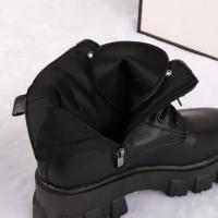 Botas de media pantorrilla para mujer con cordones y cremallera, botines deportivos de tacón grueso, estilo Chelsea, moda, otoño/invierno, nuevo estilo - details 5