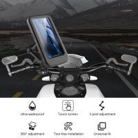 Soporte Universal de teléfono para motocicleta carcasa dura impermeable para teléfono soporte ajustable de 360 ​​° para teléfono móvil de bicicleta de hasta 6.7 ​​pulgadas - details 6