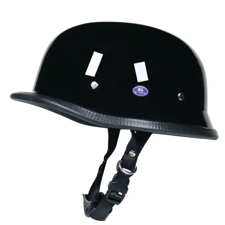 Casco de moto de estilo alemán de la Segunda Guerra Mundial, capacetes DE CARA abierta, retro, para moto - 1