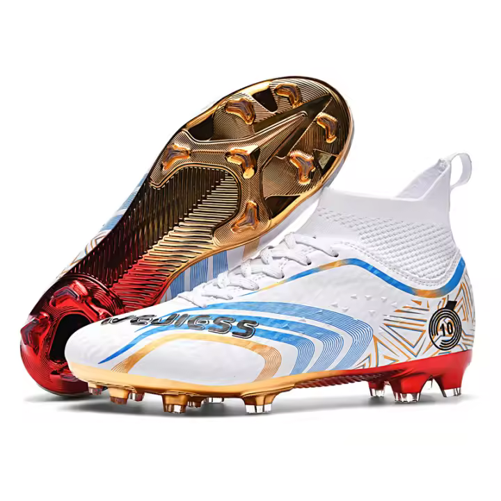 Botas de fútbol de caña alta otoño juvenil césped artificial picos AG competición profesional - 1