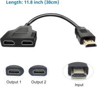 Adaptador HDMI Splitter 1 a 2 Cable de Televisión HDMI de Alta Definición 1080P - details 2