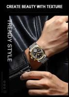 Reloj de Pulsera Mecánico Automático de Lujo Premium Acero Inoxidable, Resistente al Agua, Luminoso con Fecha - details 13
