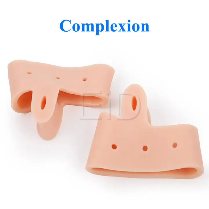 EiD 2-insertos de Gel de silicona para piezas, almohadilla correctora de Hallux Valgus, separador de dedos de los pies, almohadillas de silicona para el antepié, insertos ortopédicos para dedos grandes - 1