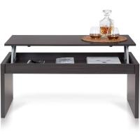 Mesa de Centro Elevable Mueble de Sala Blanco Brillante Medidas 102 cm (Ancho) x 43/52 cm (Alto) x 50 cm (Fondo) - details 26