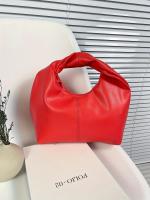 Bolso Satchel de nicho de moda para mujer, Bolso pequeño con correa trenzada, bolso clásico de Color sólido para uso diario - details 17
