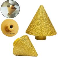 Broca de chaflán de biselado de diamante de Rosca M10/M14, broca de expansión de perforación de cono de 38/50mm, rueda de pulido de tallado - details 9
