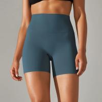Pantalones cortos de yoga para mujer, mallas transpirables de cintura alta para entrenamiento, gimnasio, deportes atléticos - details 17
