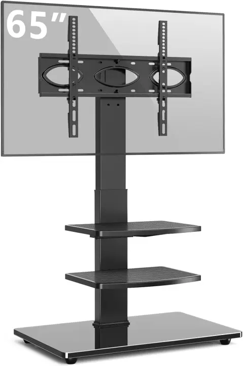 Soporte TV Pie Altura Ajustable con Giratorio Para Pantallas de 32 a 70 Pulgadas - 1