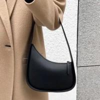 Nueva Bolsa De Hombro De Las Mujeres De Media Luna, De Moda Bajo El Brazo Suave Vintage Cierre De Cremallera Bolsa De Hombro - details 18