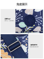 Bolso de mensajero de gran capacidad, bolso de hombro, tela Oxford, material de flores, mochila individual, Nuevo - details 42