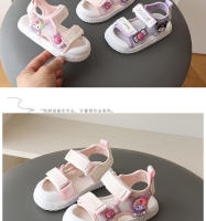 Sandalias de Playa Iluminadas de Verano para Bebé Niña, Zapatos Antideslizantes de Dibujos Animados 2025 para Niños Pequeños - details 7