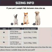 Cama de Almohada para Perros de Espuma de Memoria Suave Superficie de Terciopelo, Cubierta Lavable, Capa Impermeable, Antideslizante - details 3