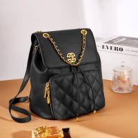 2025 nueva mochila para mujer, pequeña cadena de viento fragante, mochila con textura, bolsa de viaje para ir al trabajo, mochila pequeña - details 4