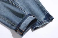 Vaqueros americanos y europeos de calle a la moda, versión auténtica de 24 años, pantalones casuales clásicos, estilo con agujeros para hombres y mujeres - details 5