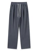 RdovkxuaPantalones De Chándal De Invierno Para Hombre, Moda Coreana, Forro Polar Grueso Y Cálido, Pantalones De Chándal Sueltos Rectos De Pierna Ancha, Pantalones Térmicos Informales De Terciopelo Para Hombre - details 4