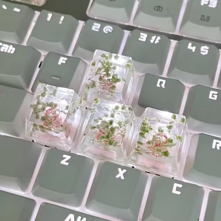 4 piezas de papel semitransparente epoxi de alta calidad, accesorios universales para teclado cruzado de papel seco - 1